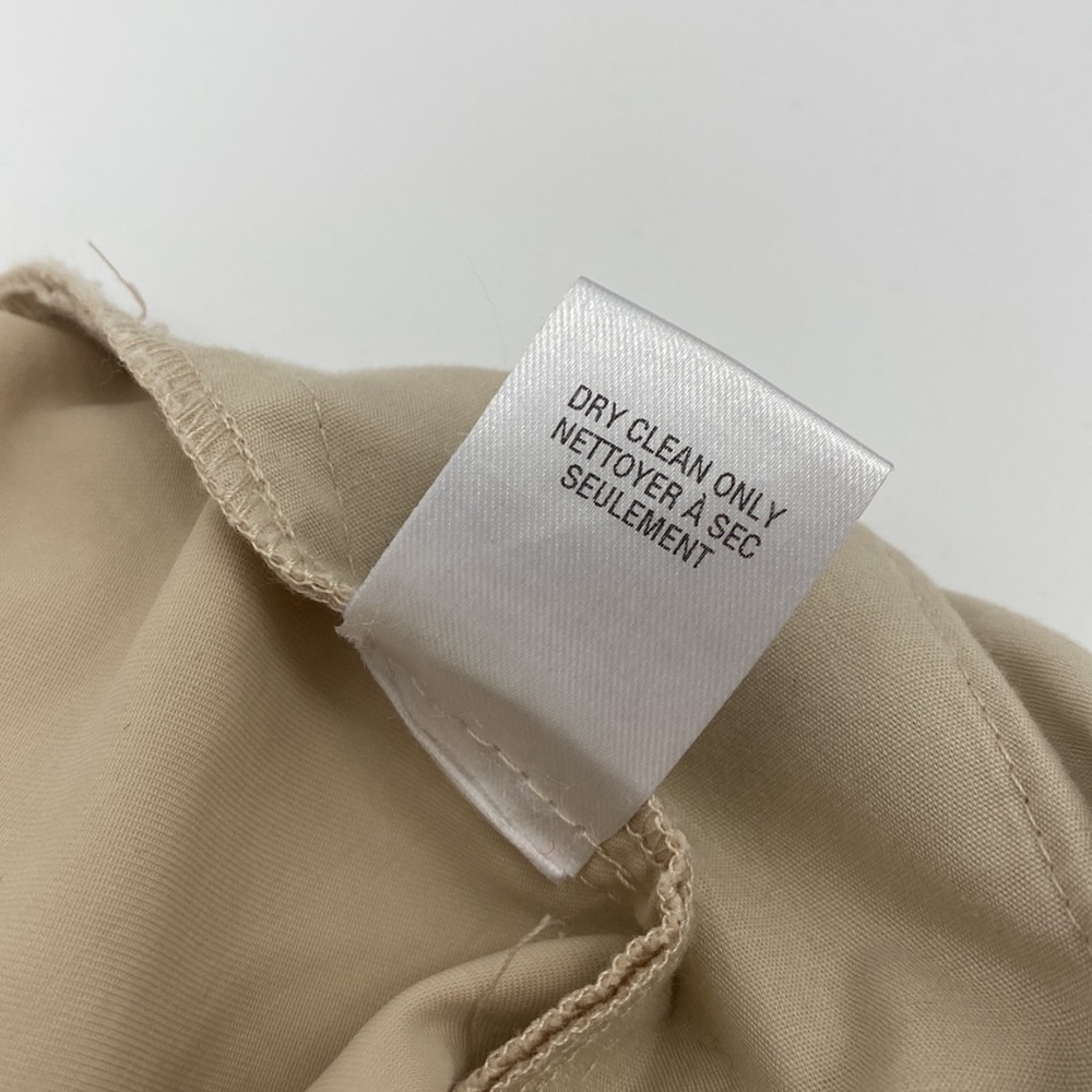 TWP Size Womens 12 Tan Office Ankle Pants - Picture 6 of 13